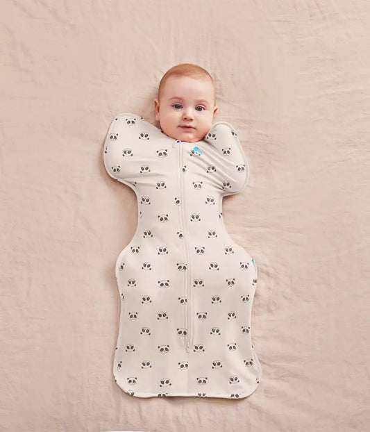 Swaddle Up™ 1.0 TOG Cotton Cream Sleepy Pandas